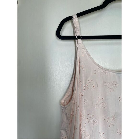 Torrid Trapeze Cami Dress - Eyelet Crepe Light Pink size 2X NWT - Picture 13 of 16